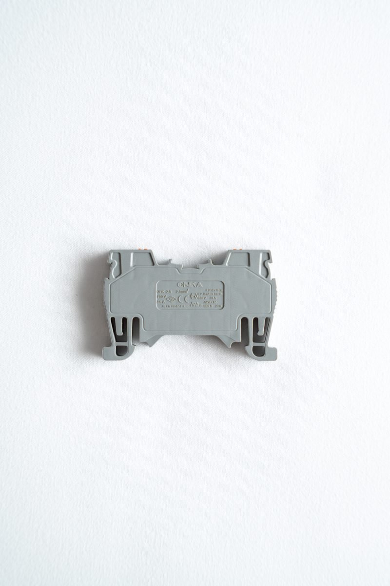Push-In Reihenklemme 2,5mm² grau – Onka